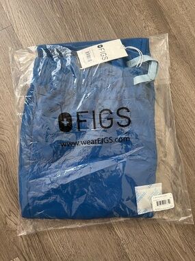 Figs Royal Blue Uman jogger Scrub Bottom